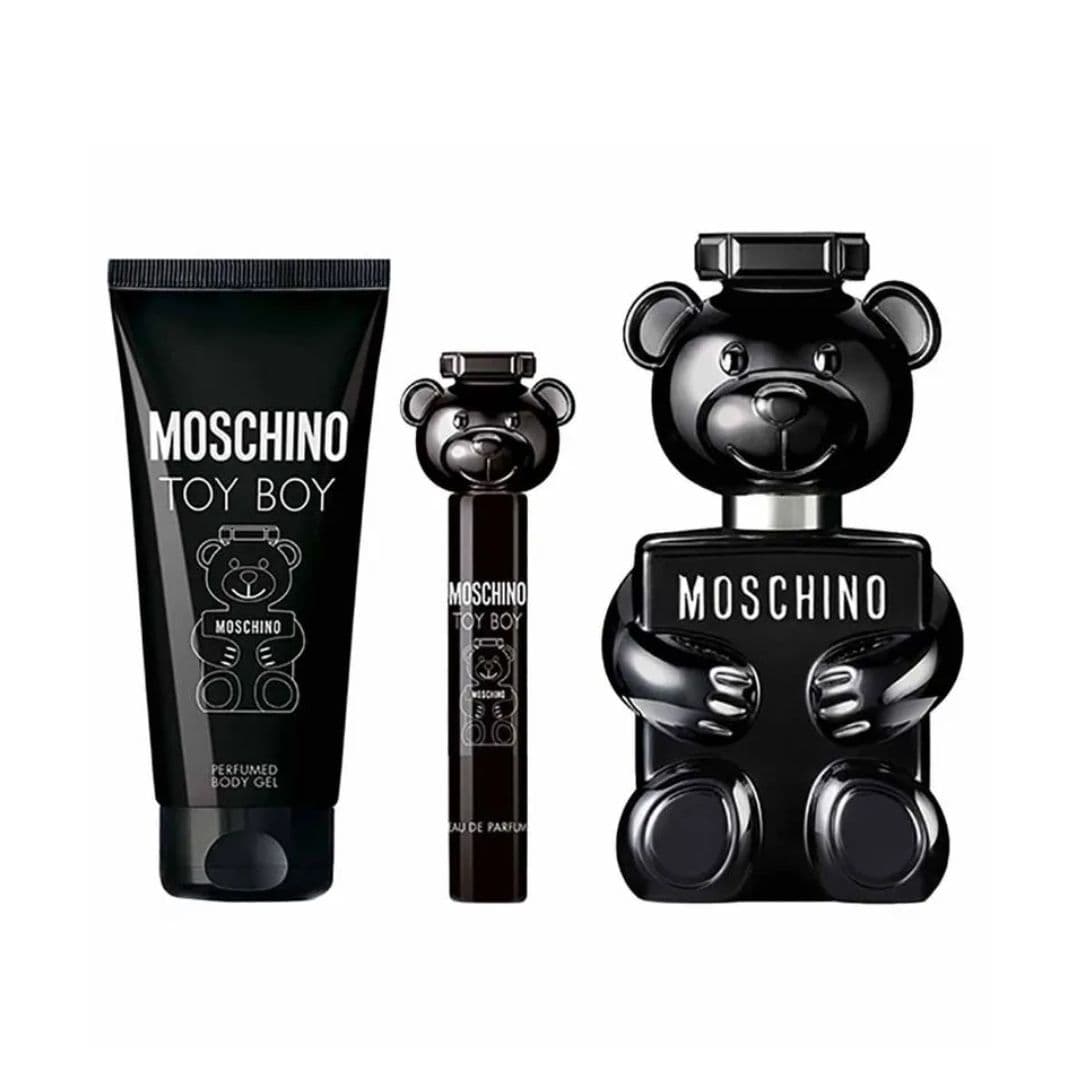 COFFRET MOSCHINO TOY BOY EAU DE PARFUM MEN 100ML + SHOWER GEL 100ML + MINI 10ML