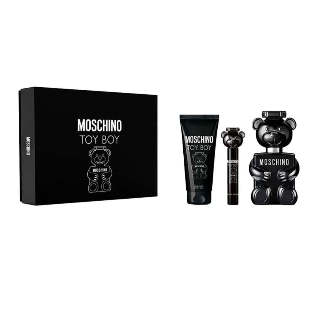 COFFRET MOSCHINO TOY BOY EAU DE PARFUM MEN 50ML + SHOWER GEL 50ML + PERFUMED AFTER SHAVE BALM 50ML