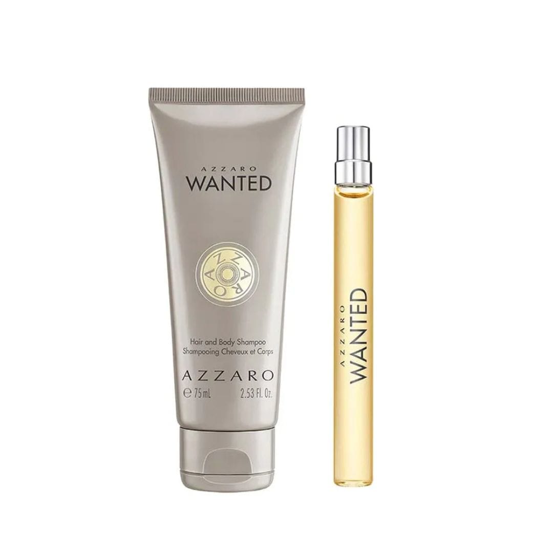 KIT AZZARO WANTED EAU DE TOILETTE SP24 100ML + GEL DE BANHO 75ML+10ML – imagem 2