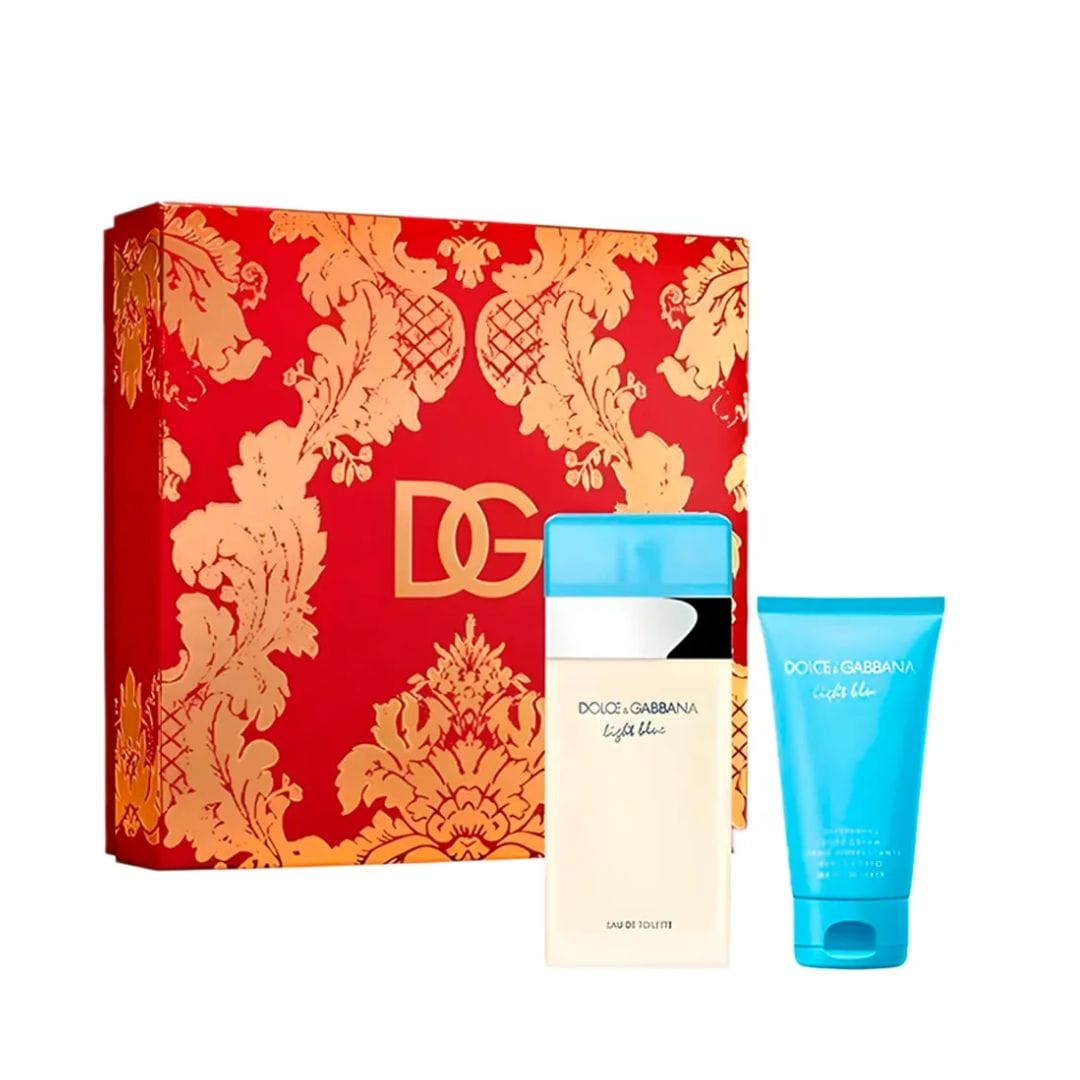 KIT DOLCE GABBANA LIGHT BLUE 100ML BODY CREAM 50ML