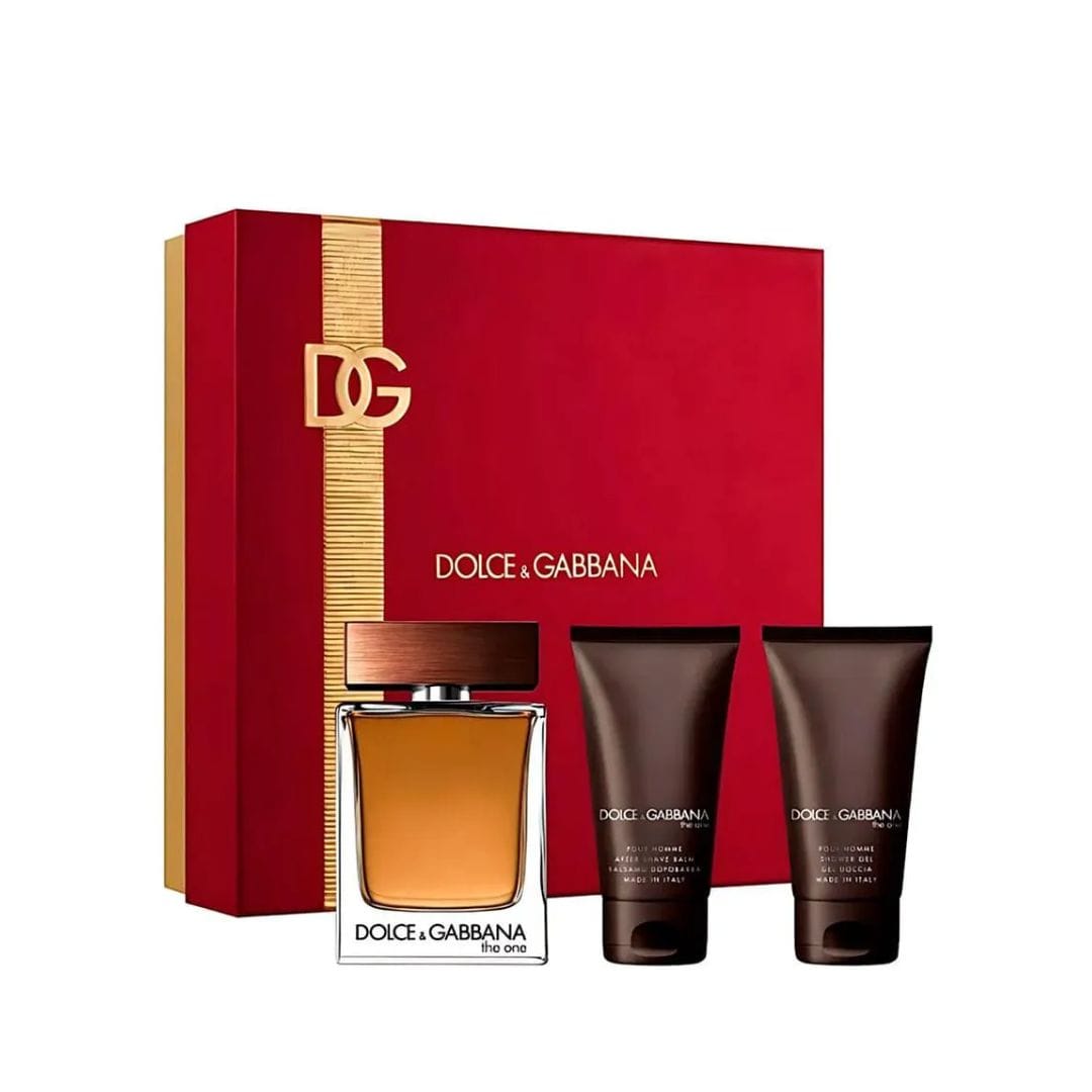 DOLCE E GABBANA THE ONE POUR HOMME EAU DE TOILETTE 100 ML + AFTER SHAVE BALM BALSAMO DOPOBARBA 50 ML +SHOWER GEL GEL DOCCIA 50 ML
