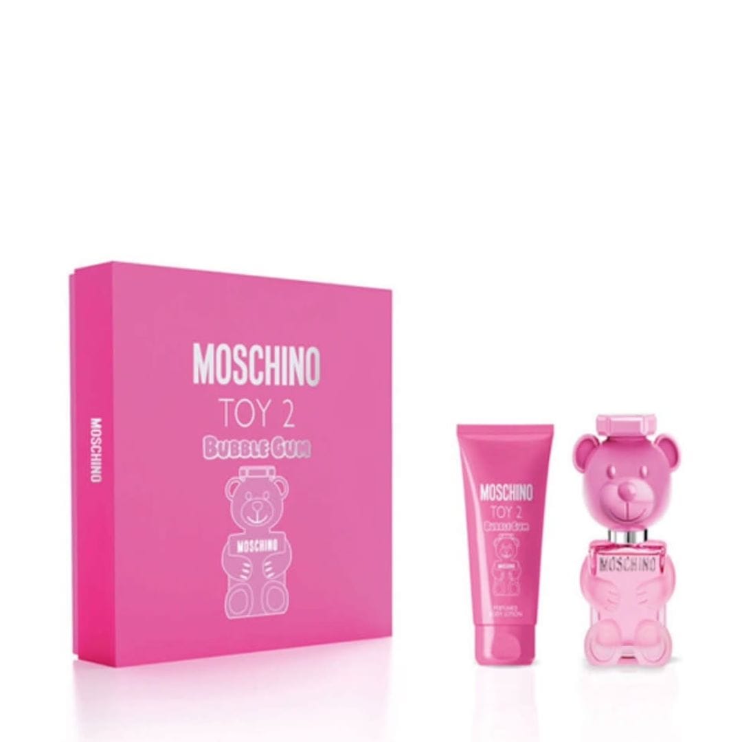 KIT MOSCHINO TOY BUBBLE GUM EAU DE TOILETTE 100ML + BODY LOTION 100ML