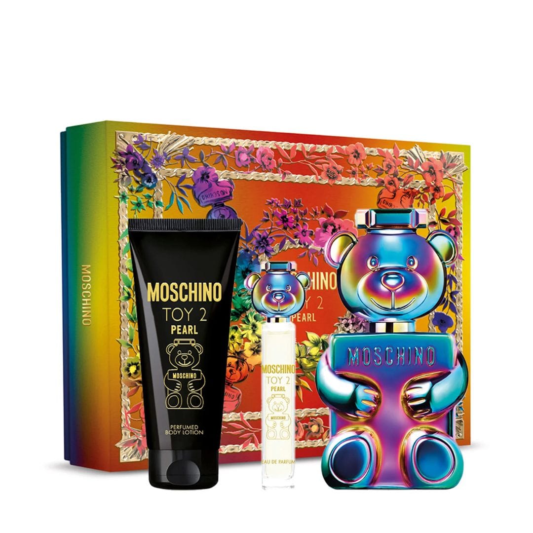 COFFRET MOSCHINO TOY 2 PEARL EAU DE PARFUM 100ML + BODY LOTION 100ML + MINI 10ML