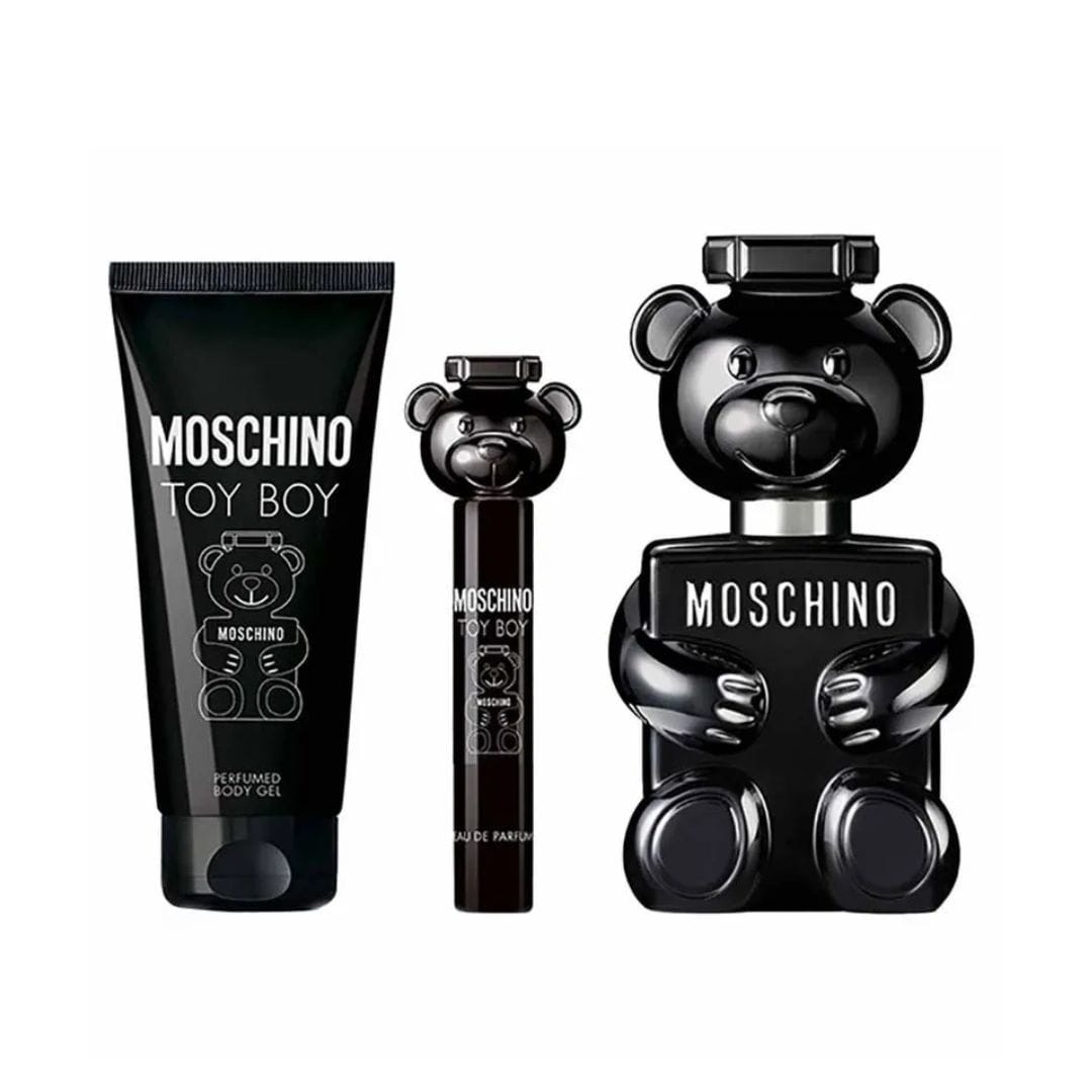 COFFRET MOSCHINO TOY BOY EAU DE PARFUM MEN 50ML + SHOWER GEL 50ML + PERFUMED AFTER SHAVE BALM 50ML – imagem 2