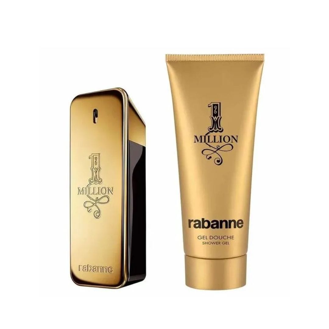 KIT RABANNE MILLION GOLD EAU DE PARFUM INTENSE 50ML +  SHOWER GEL 100ML – imagem 2