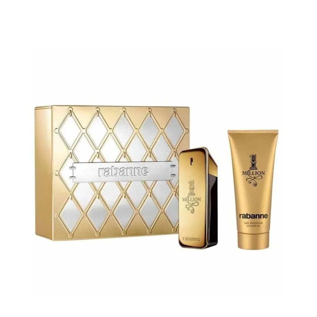 KIT RABANNE MILLION GOLD EAU DE PARFUM INTENSE 50ML + SHOWER GEL 100ML